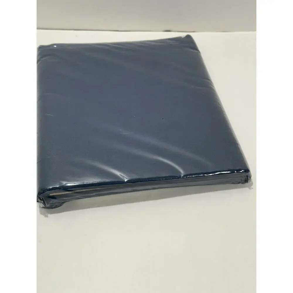 Sears - Matchmate Solid Twin Flat Sheet‎ Royal Navy Blue Brand New Vintage
